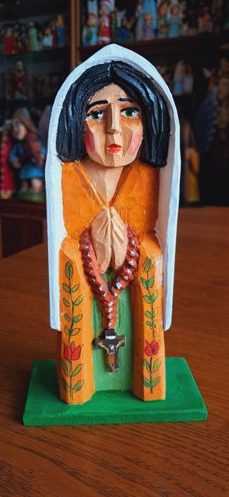 Matka Boska rzeźba ludowa