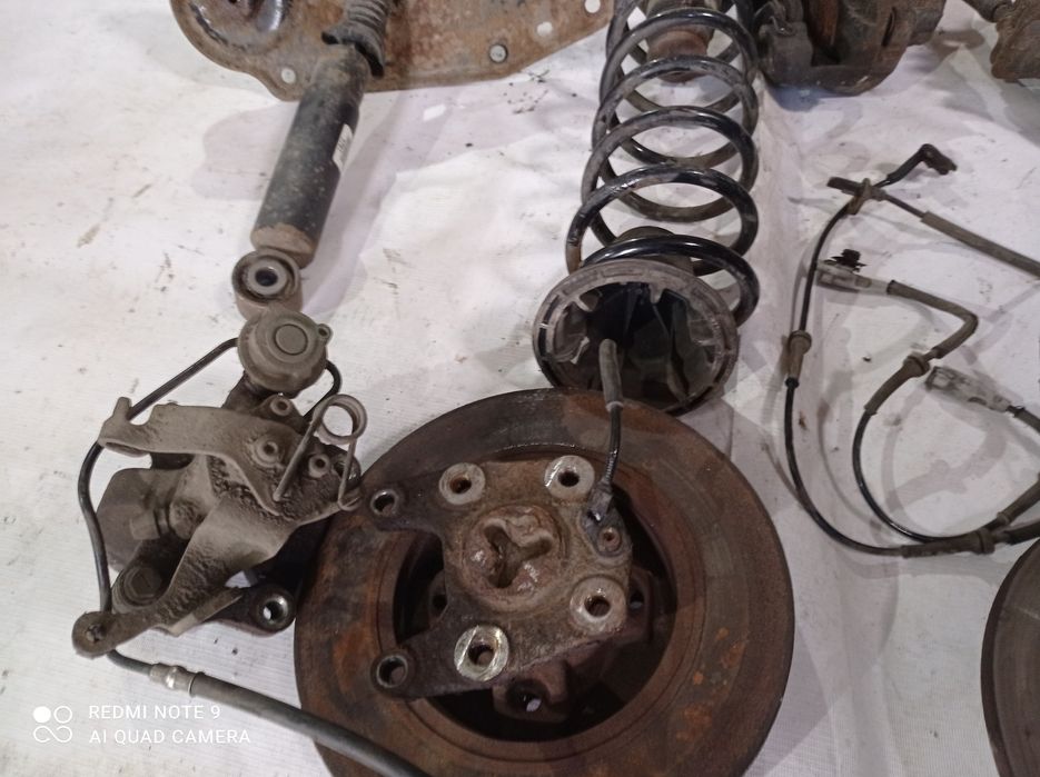 Подвеска суппорта тормозные диски пружини АБС Ситроен С4 Гранд пикассо