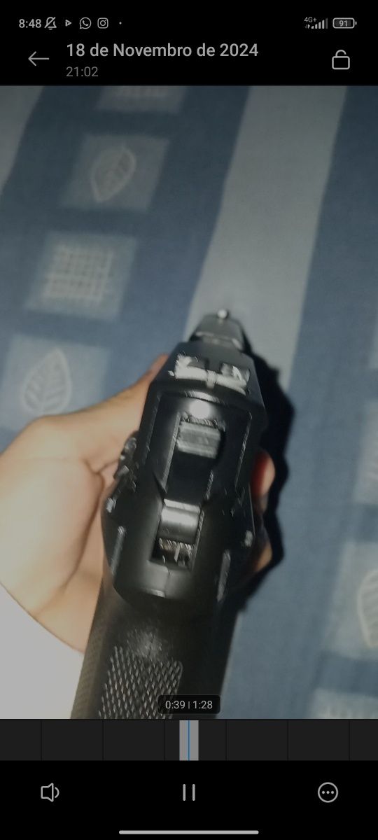 Airsoft de mola potente