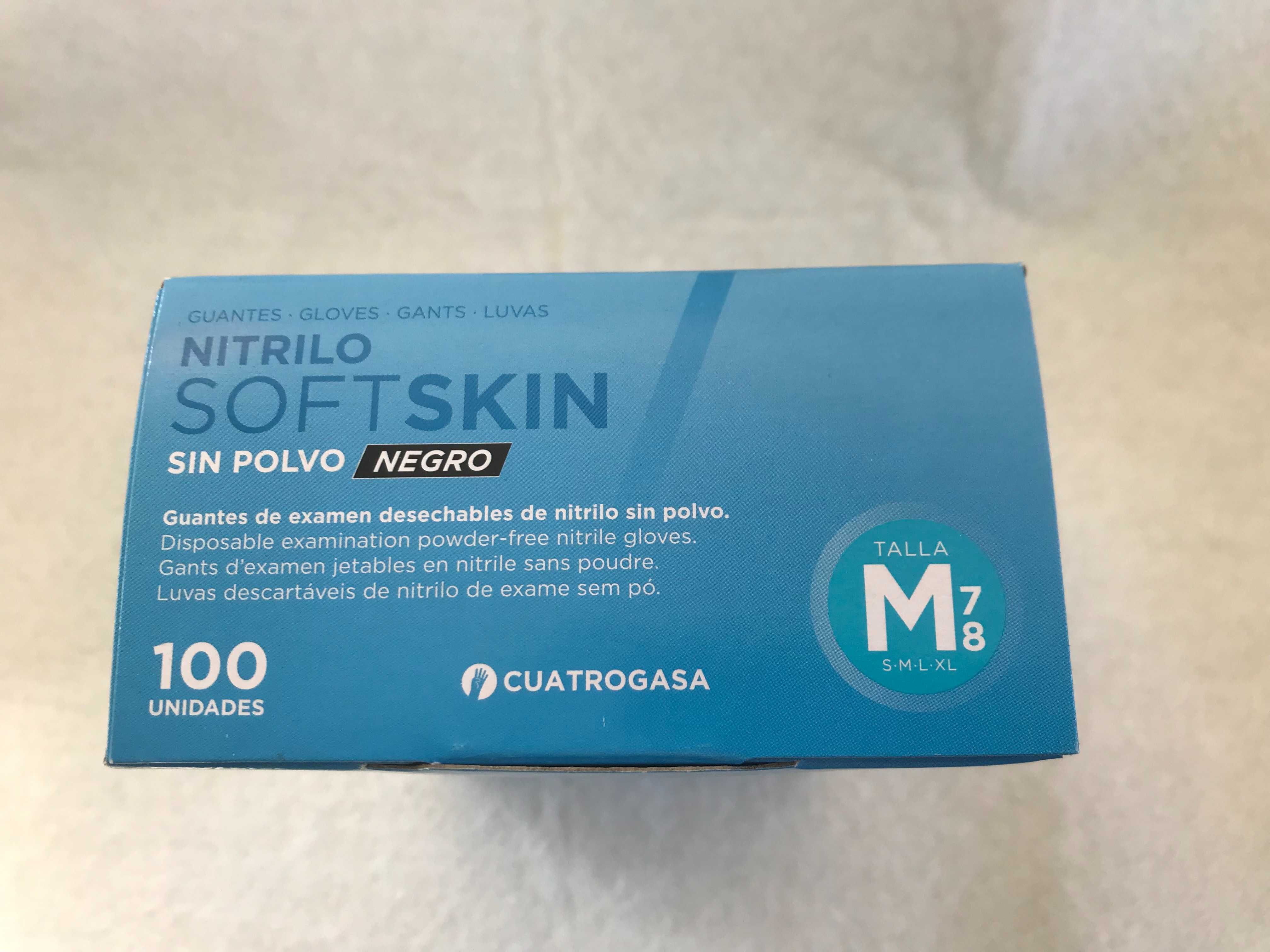 Luvas Nitrilo Softskin Preto Sensitive