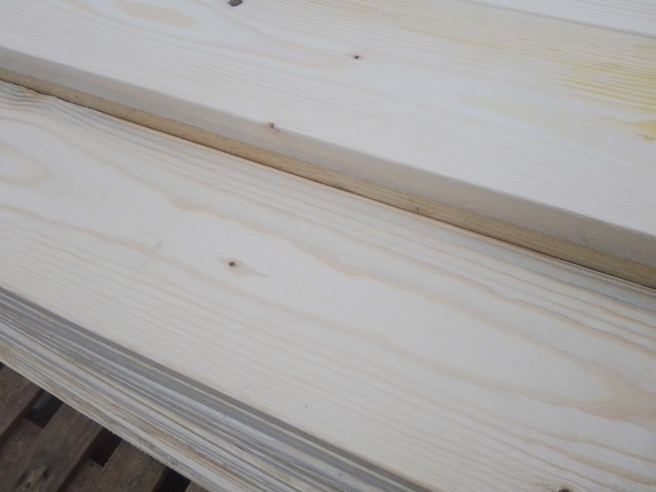 Półka drewniana, świerkowa - Industrialna