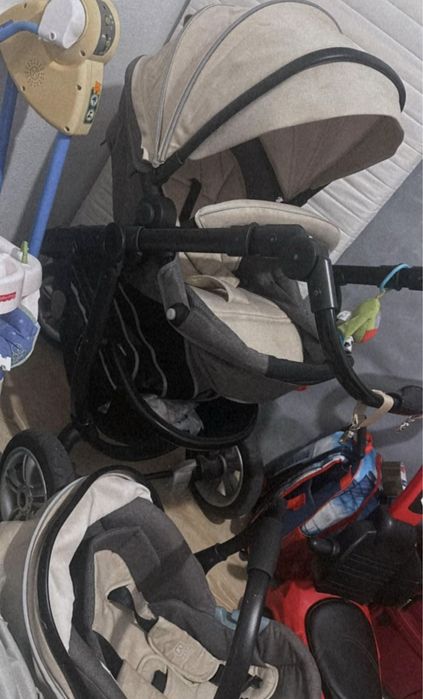 Vendo Conjunto De Rua Duo Adventure Zy Safe Grey/Bege