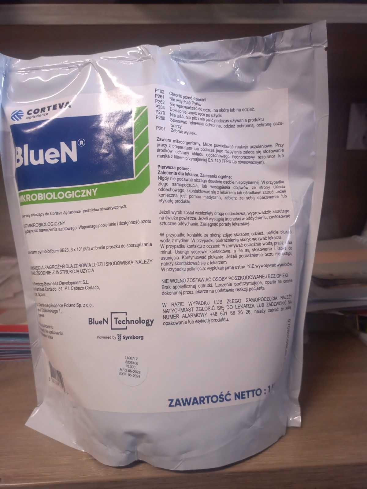 Blue N 3kg, Bakterie azotowe BLUEN na 9 ha