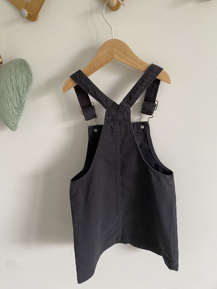 Sukienka h&m 98 na szelkach jeansowa
