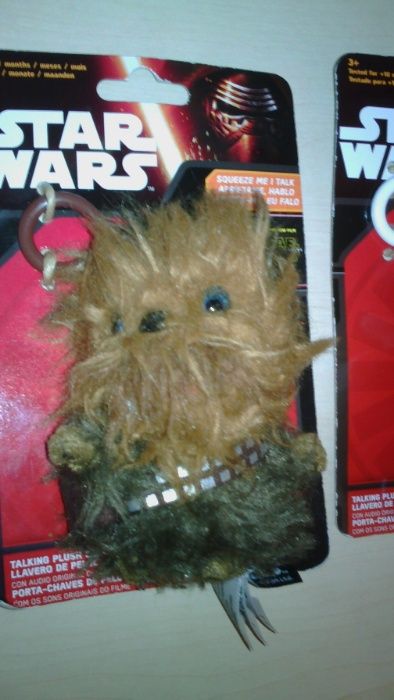 3 Peluches Star Wars NOVOS !