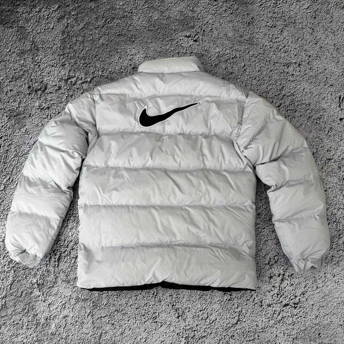 !Двосторонній! Пуховик Nike Nocta Grey Black S M L XL XXL куртка найк