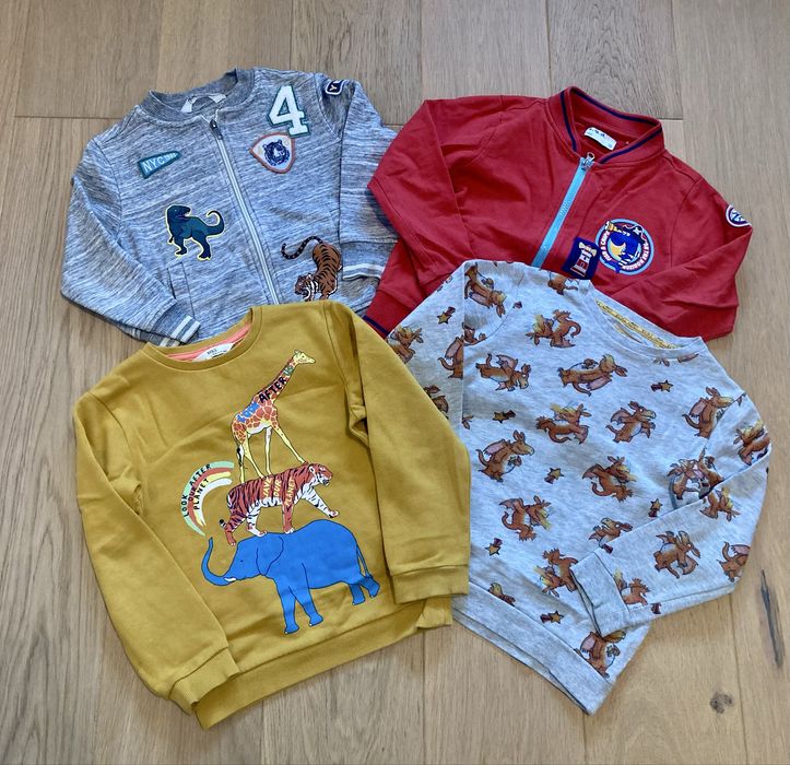 110 - 116 duza paczka ubran dla chlopca