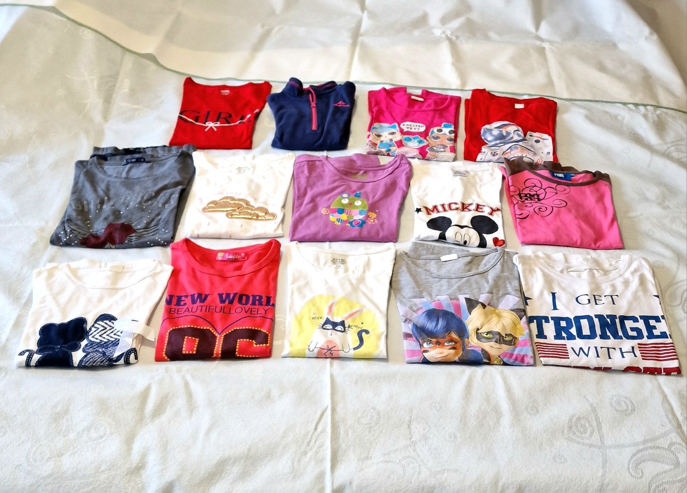 Lote de T-shirts de 10 até 12 anos 14 peças