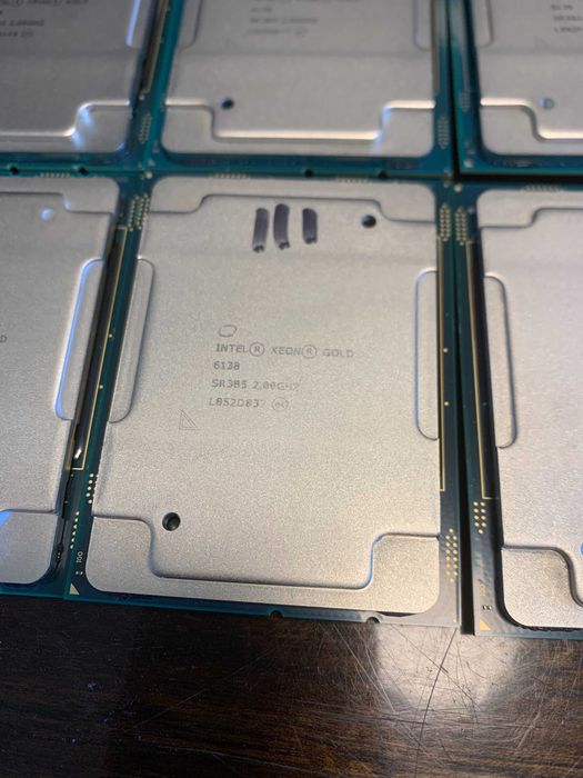 Xeon Gold 6138 (20 ядер/40 потоків) 3.70 GHz