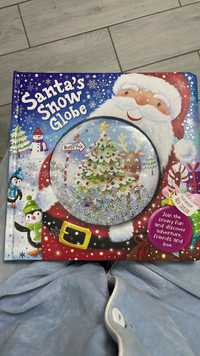 Різдвяна книга англійською Santa’s snow globe