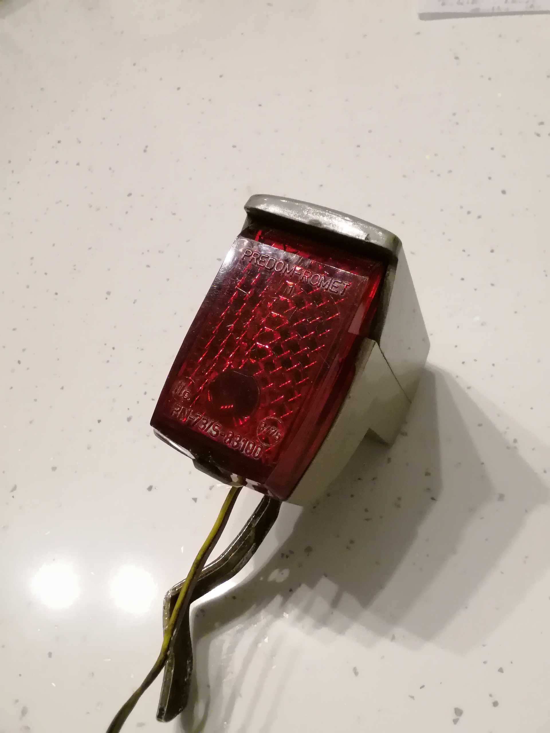 ROMET - tylna lampka na baterie z okresu PRL u