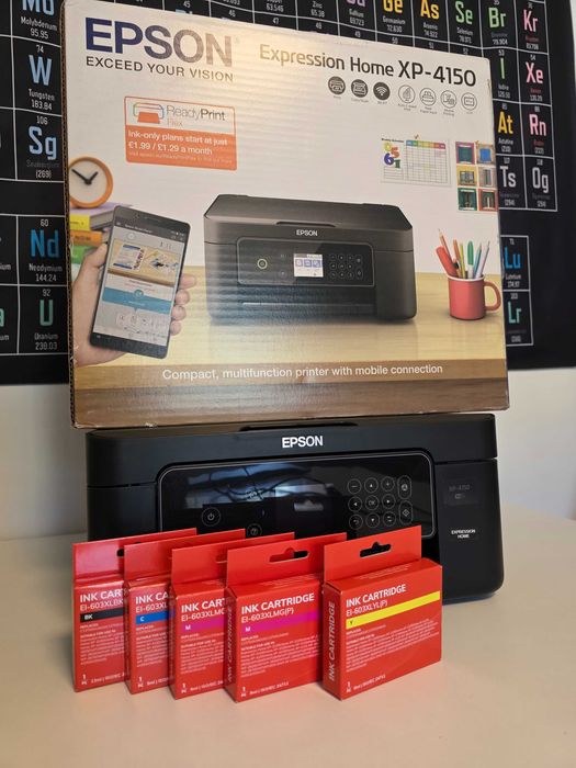 Impressora Multifunções Epson XP-4150 Duplex + Tinteiros