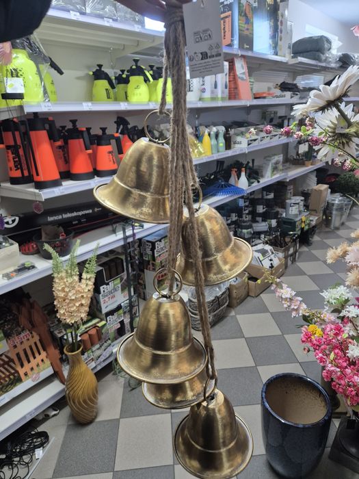 Dzwonki metalowe świąteczne 70 cm