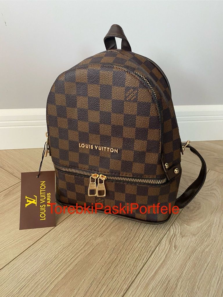 Nowy zestaw Louis Vuitton , plecak + portfel.