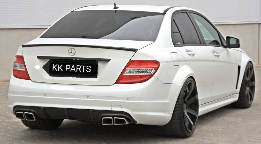 LIP SPOILER AILERON Pala Aba LÂMINA MERCEDES-BENZ C63 AMG W204 NOVO