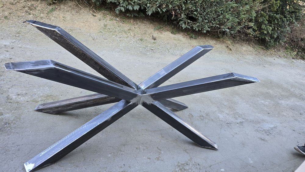 Stelaż nogi metalowe pod stół pająk XL