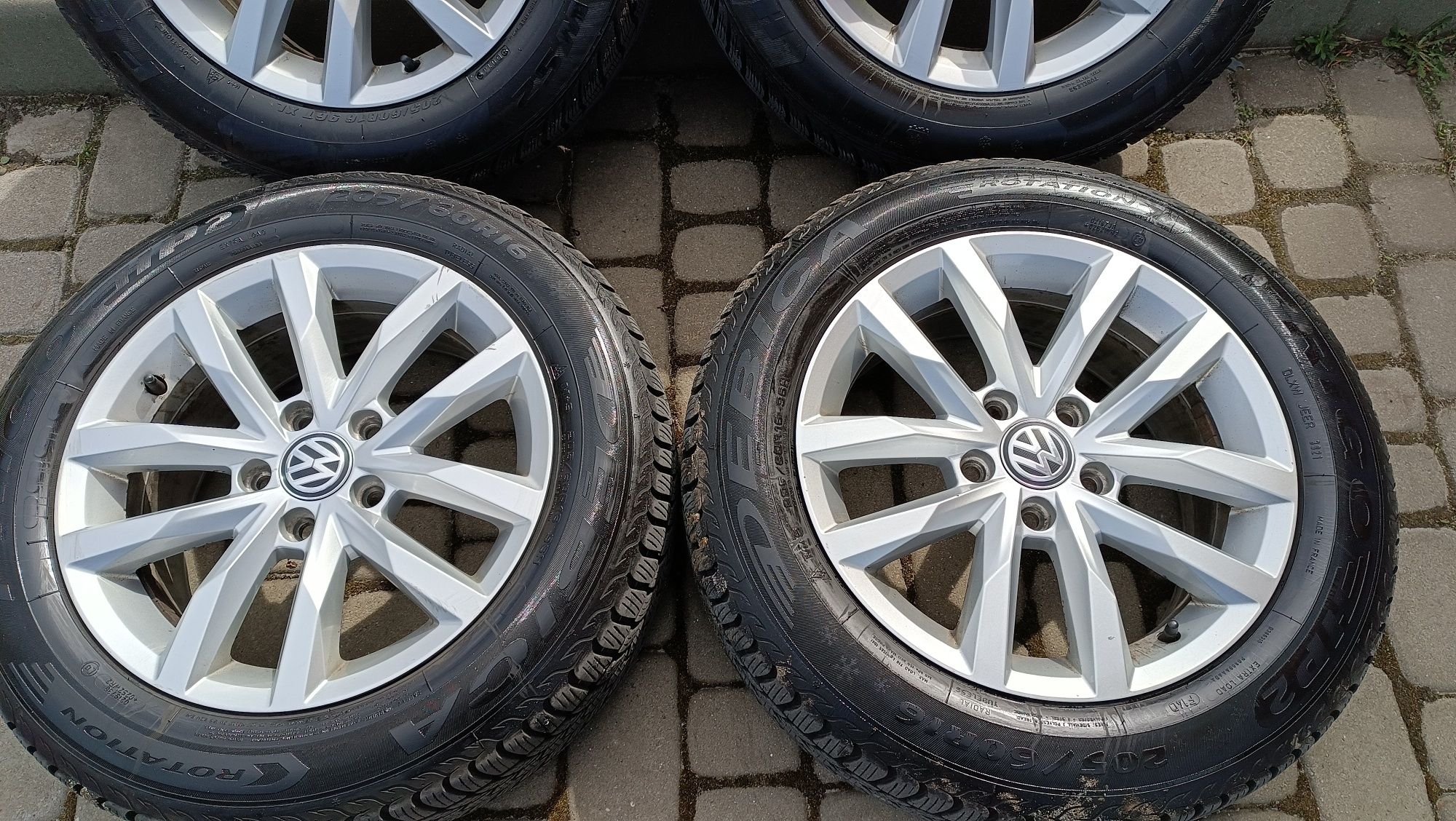 Диски 5/112 r16 з резиною 205/50/16