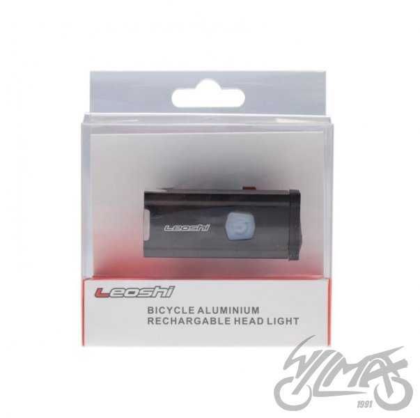 LAMPA Rowerowa Przód Alu 3 Watt USB 200 LM