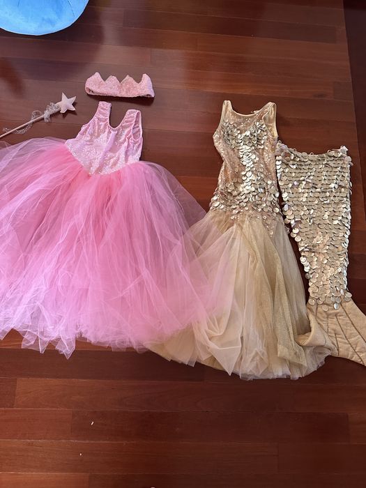 Сукні карнавальні фея і русалка 7 років