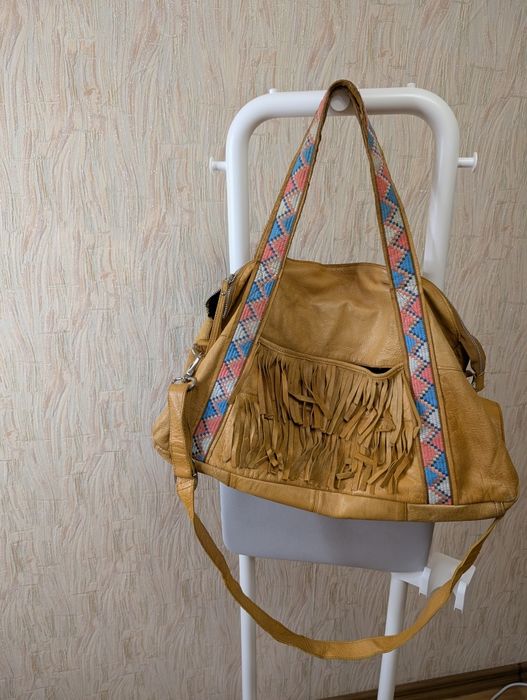 Сумка шкіра Pieces 38*30 см натуральна шкіра