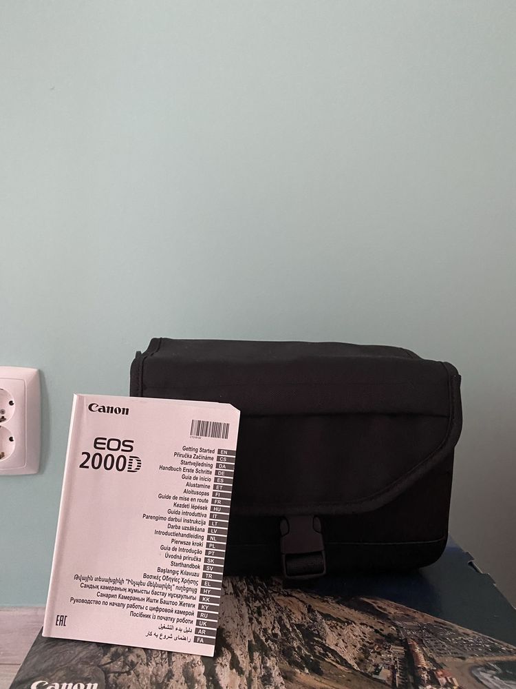 Canon eos2000d kit completo