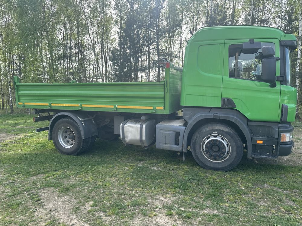 Scania 124g, wywrotka,resor