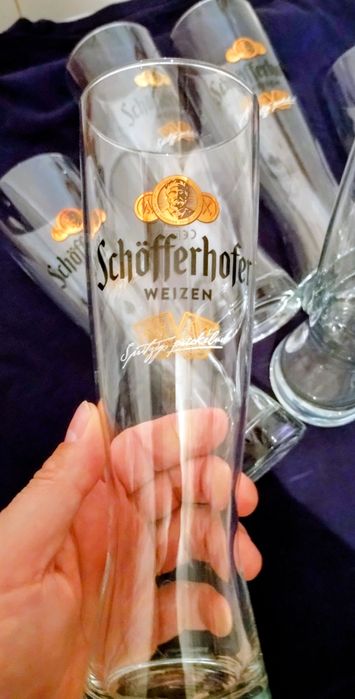 Pokale, szklanki do piwa Schöfferhofer. 6 szt.