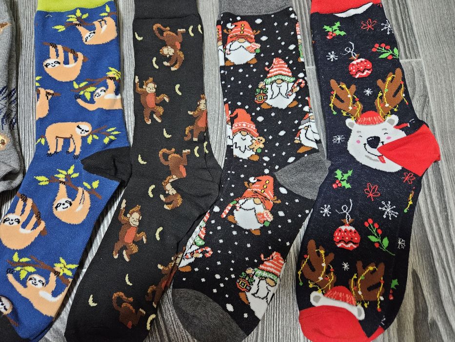 Носки мужские/женские, новогодние  39-46 размер