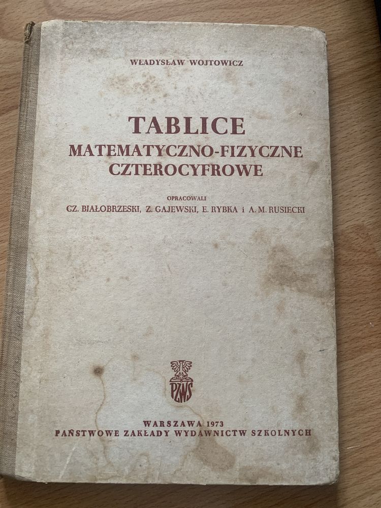 Tablice matematyczno fizyczne