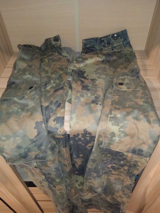 Niemieckie spodnie Bundeswehry, flecktarn Gr 2 7075/8085