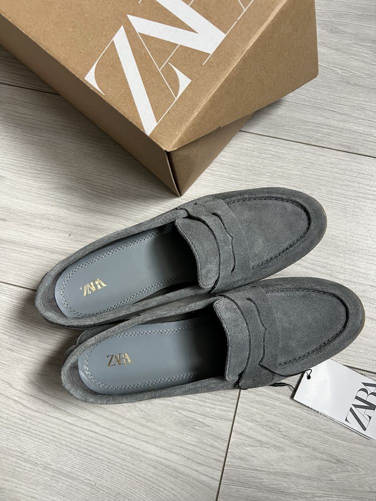 Mokasyny zara nowe skora 36