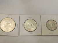 3 moedas prata centenario Infante D.Henrique 20 10 e 5 escudos 1960