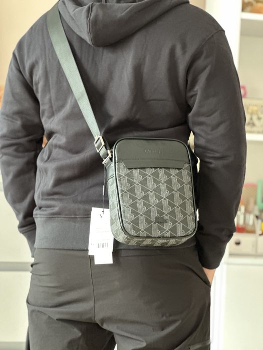 Сумка Lacoste Monogram | Crossbody Bag | мессенджер | лакоста лакосте
