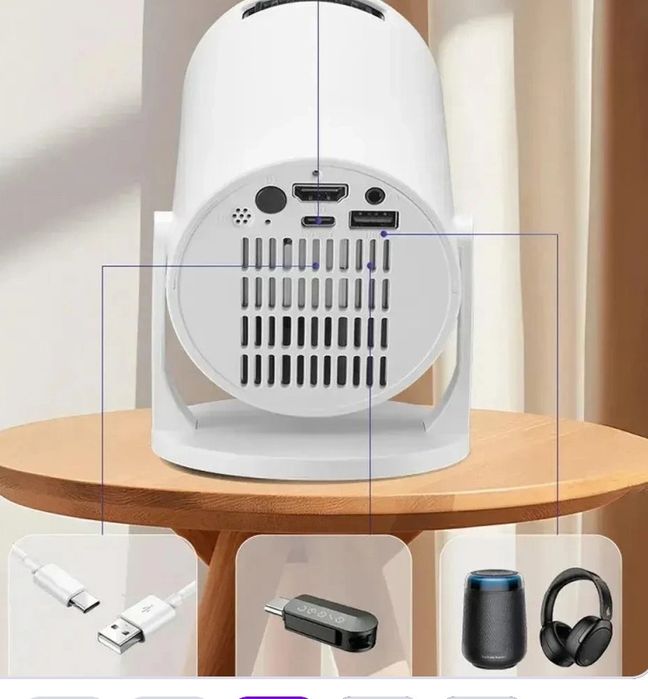 Домашній портативний проектор Rotundity M5 — ваш кишеньковий кінотеатр