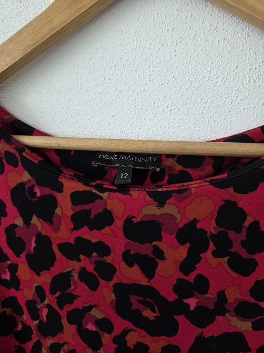 Sukienka ciążowa cętki animal print Next L 40 12