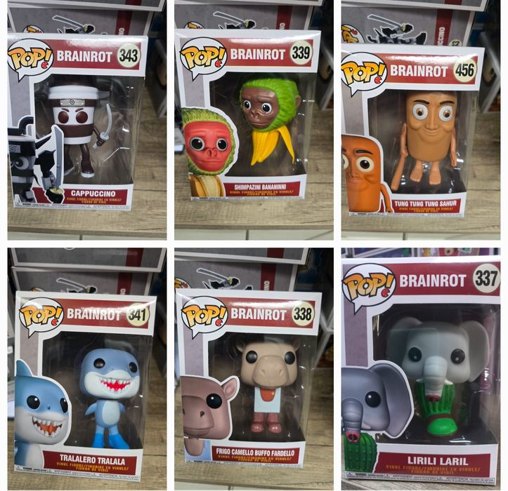 Pack 10 brainrot novos em caixa