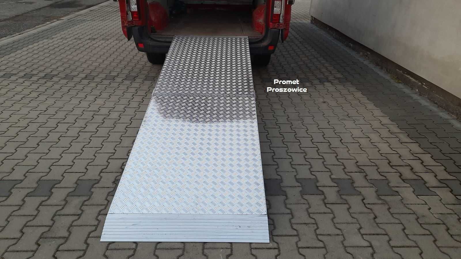 Rampa Aluminiowa SKŁADANA 3,2m x 1m do 1T Najazd Podjazd Platforma