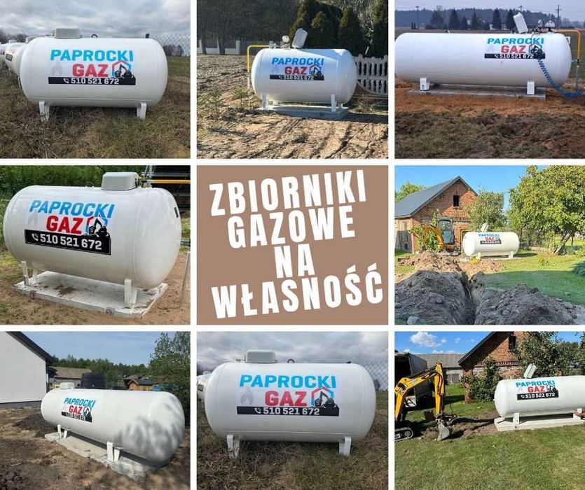 ZBIORNIK GAZOWY 2700L – Lpg 2700 na Własność, RYPIN Zbiornik na gaz