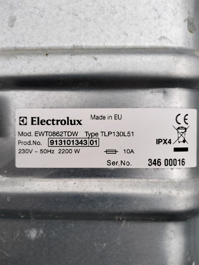 Pralka Electrolux EWT0862TDW części z demontażu