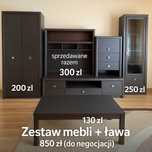 Sprzedam komplet mebli i ławę