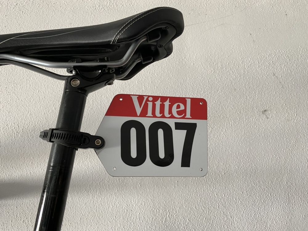 Número ciclista Vittel 007