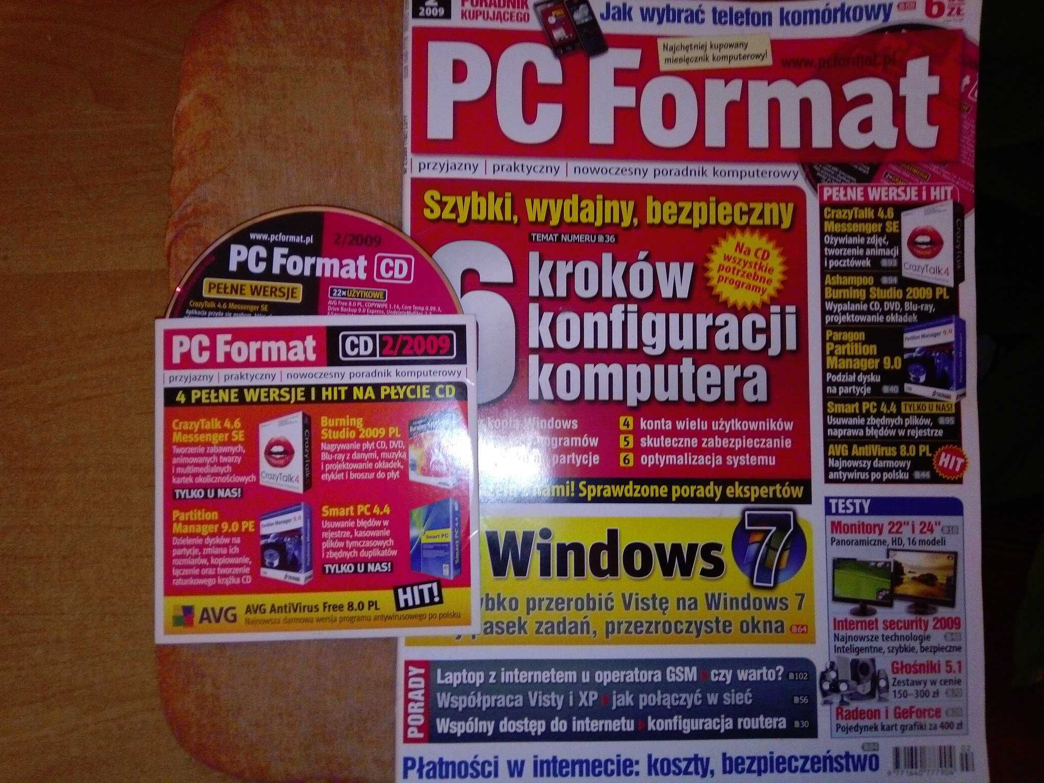 PC Format 2 2009 luty (102) Gazeta + płyta CD Czasopismo