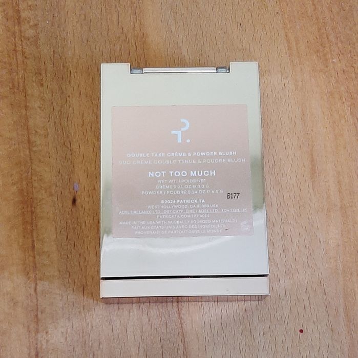 Рум'яна Patrick Ta Not Too Much