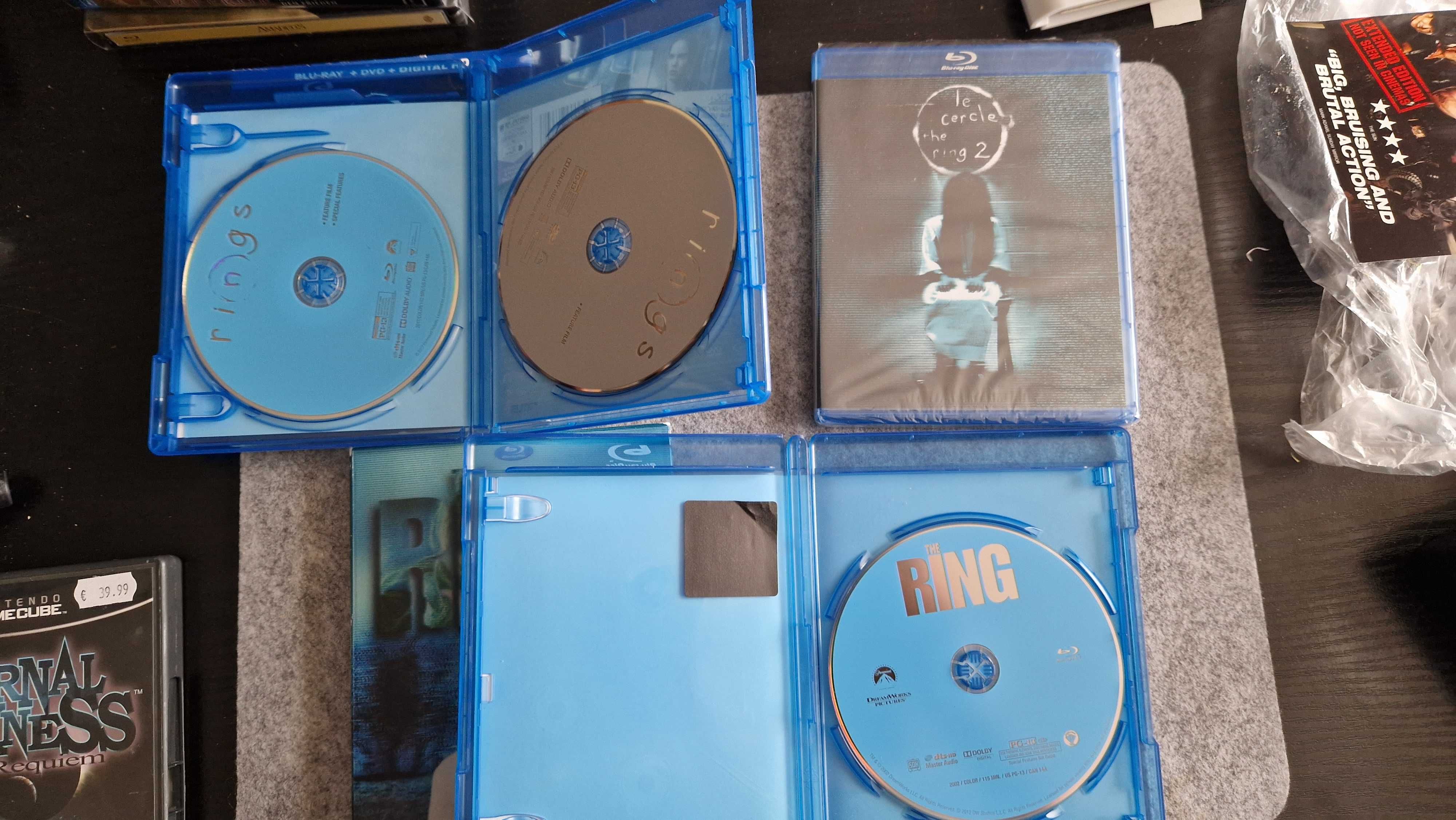 blu ray THE RING trylogia USA w slipcover