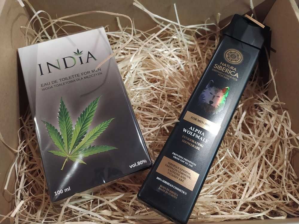 Zestaw dla niego - Woda toaletowa z nutą konopi + Żel Samiec Alfa