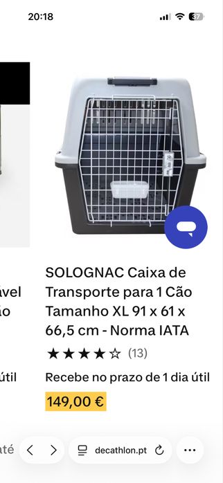 Transportadora cão
