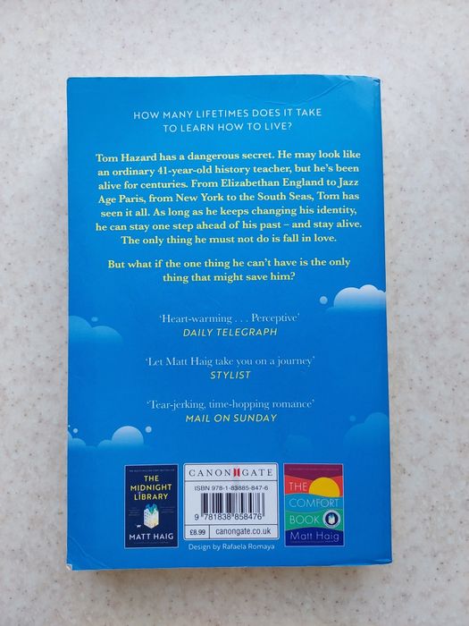 Matt Haig How to stop time книга англійською Метт Гейг Як зупинити час