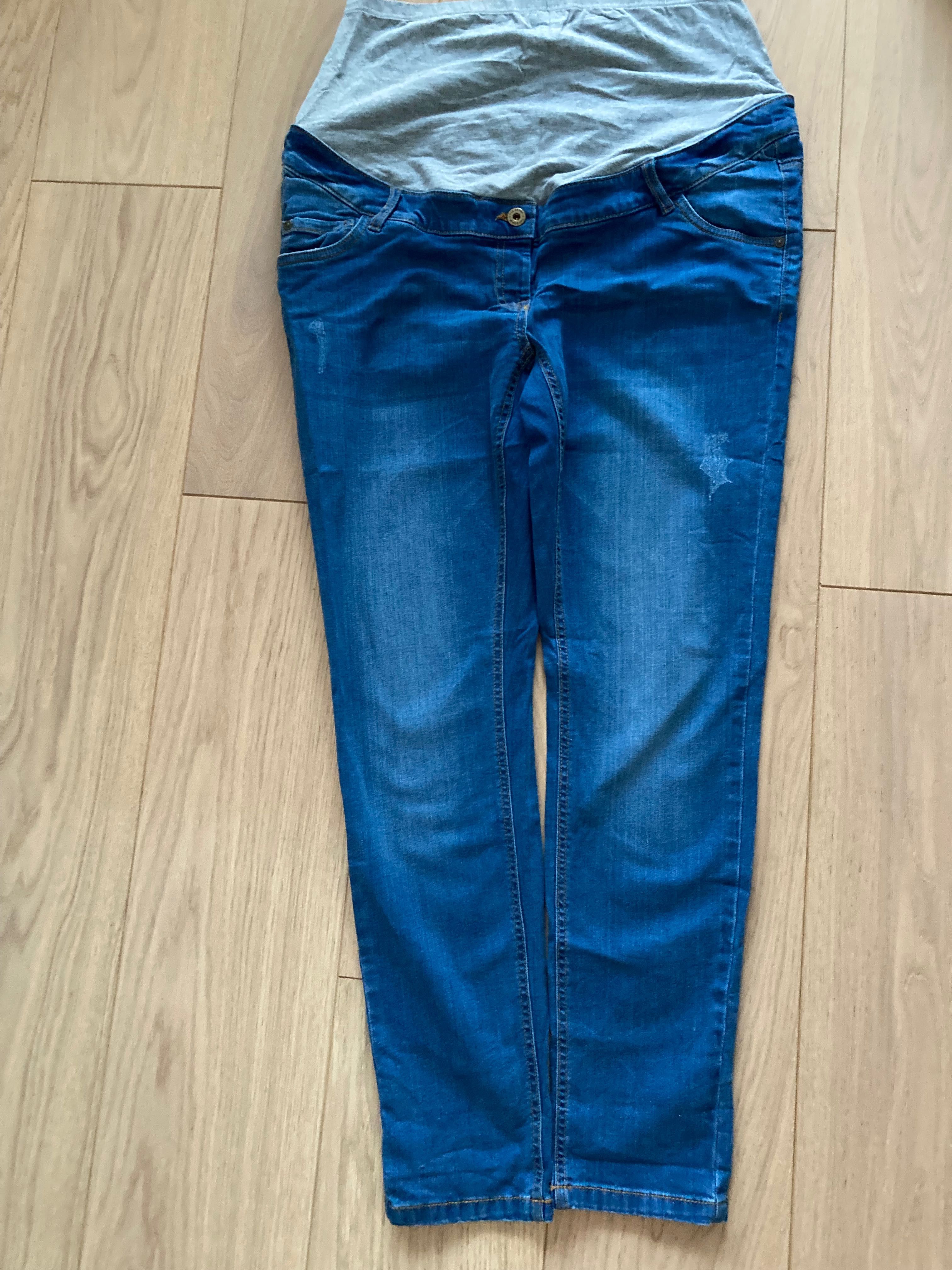 Spodnie jeansowe ciążowe C&A rozmiar 42
