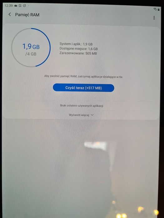 Samsung Galaxy Tab S4 z etui + gratis zewn. klawiatura z touchpad'em