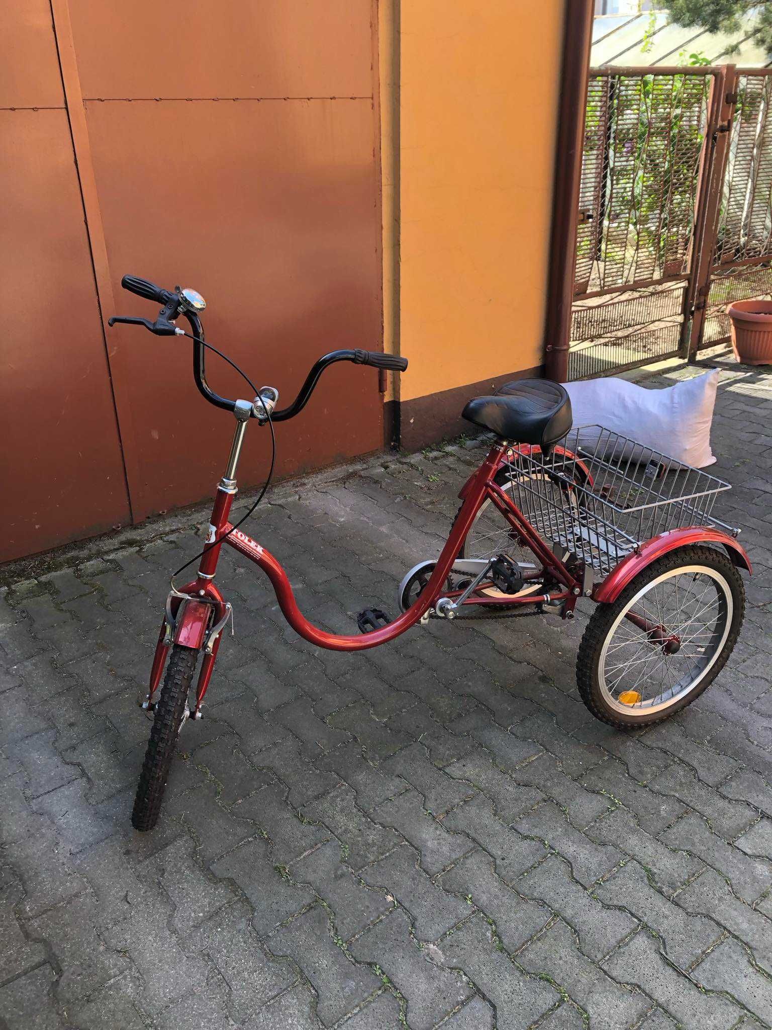 Rehabilitacyjny rower trójkołowy